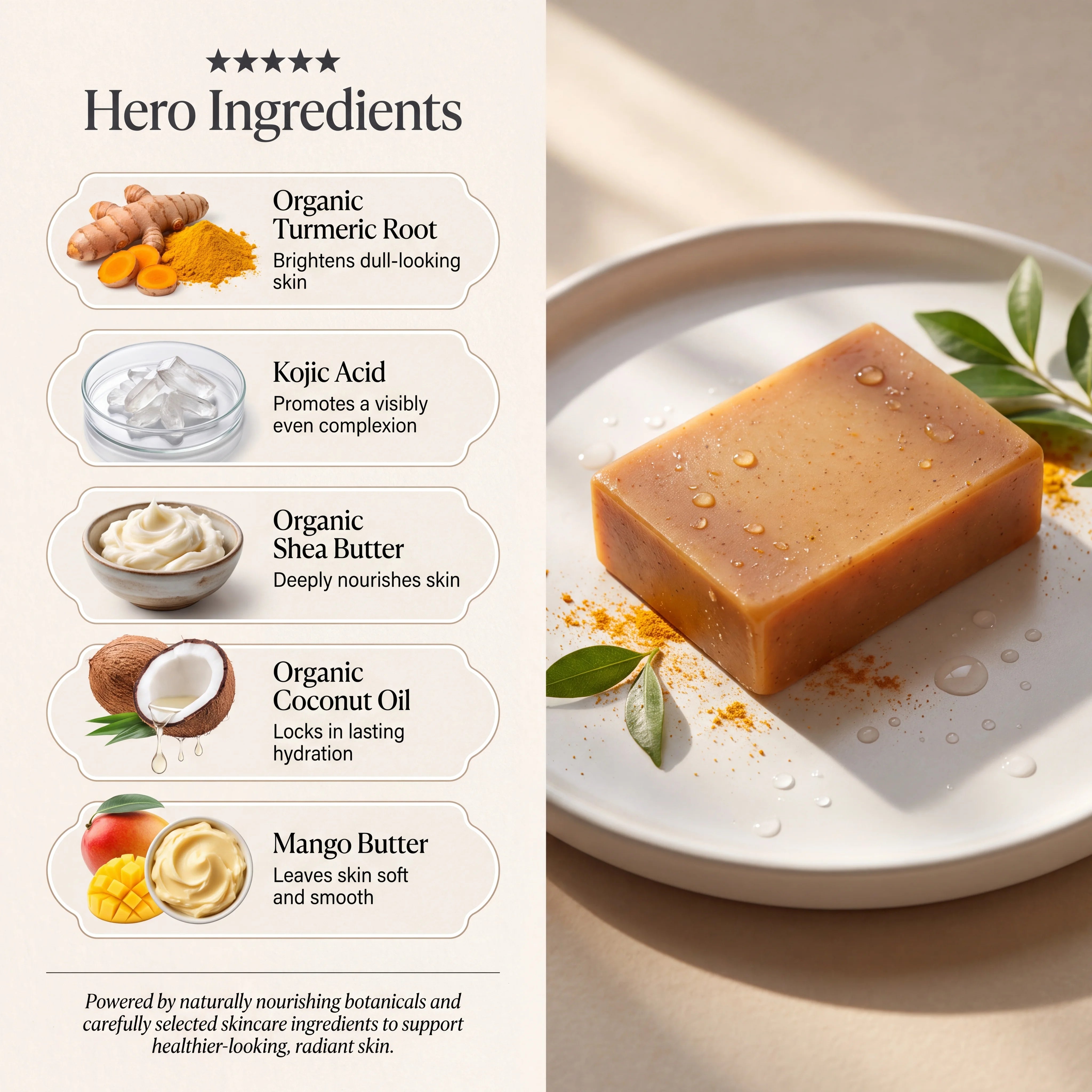 Kojic Acid & Turmeric Soap